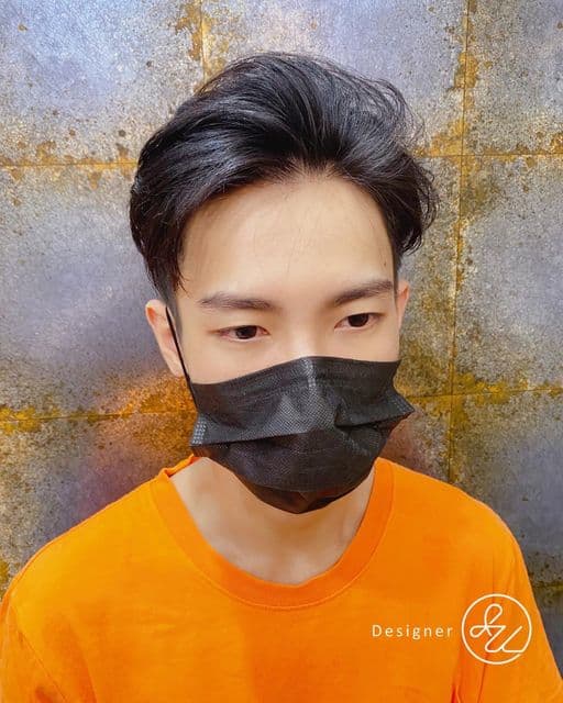 男生短髮、長瀏海、男生燙髮