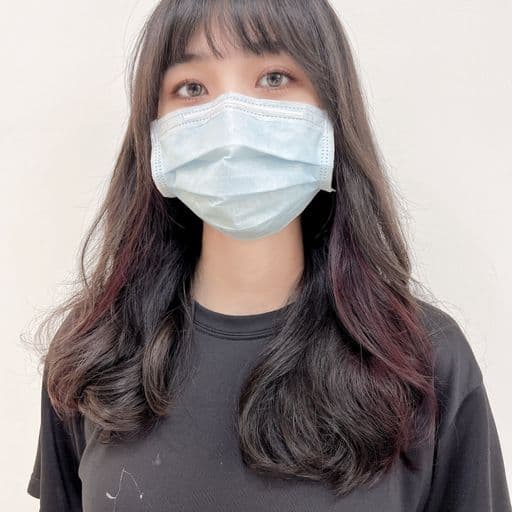 女生長髮、短瀏海、女生染髮