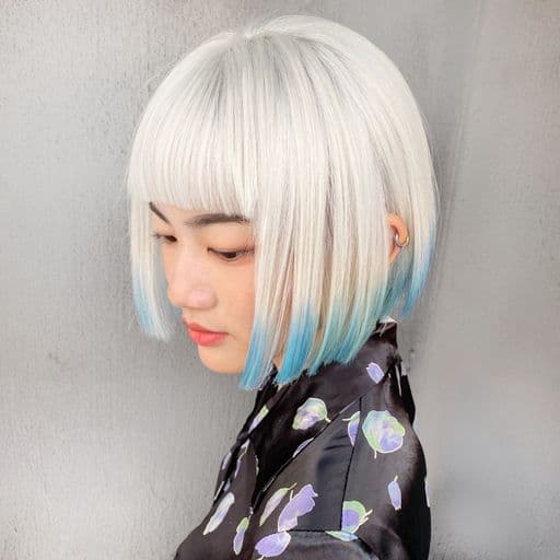 女生短髮、女生染髮、漂色