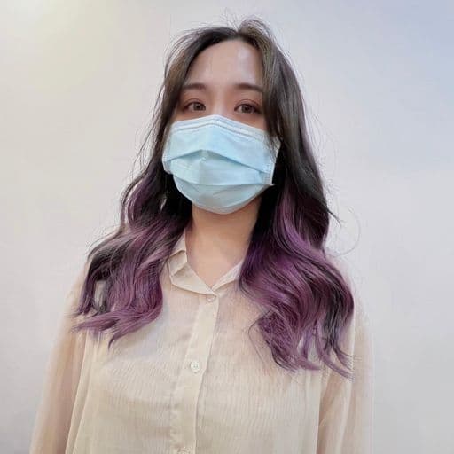 女生長髮、長瀏海、女生染髮