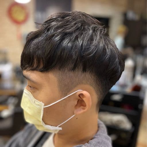 男生短髮、短瀏海、男生燙髮