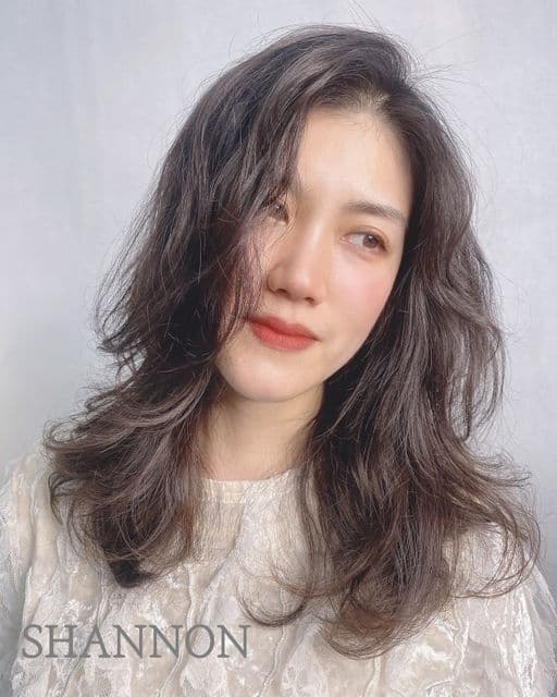 女生長髮、長瀏海、質感溫塑