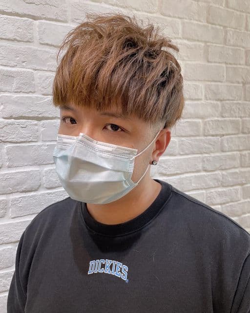 男生短髮、男生染髮、不用漂髮