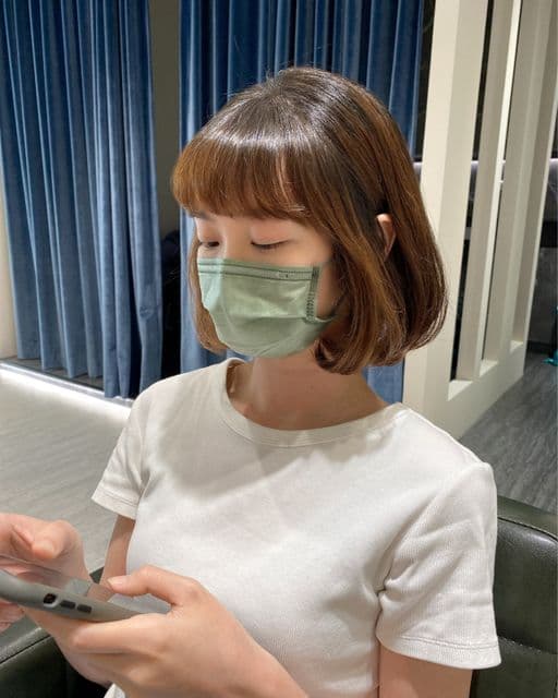 女生短髮、短瀏海、女生燙髮