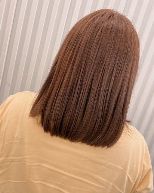 女生中長髮、女生染髮、不用漂髮