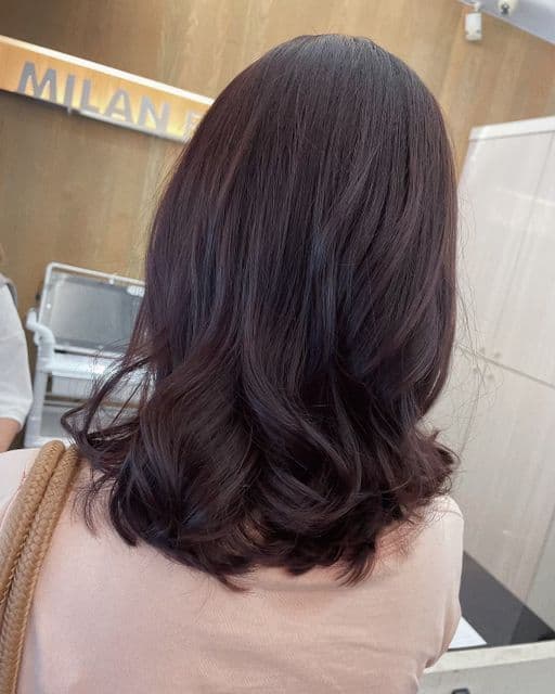 女生中長髮、女生染髮、不用漂髮