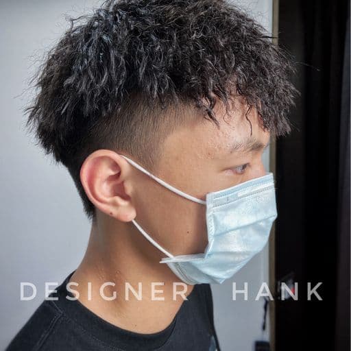男生短髮、短瀏海、男生燙髮