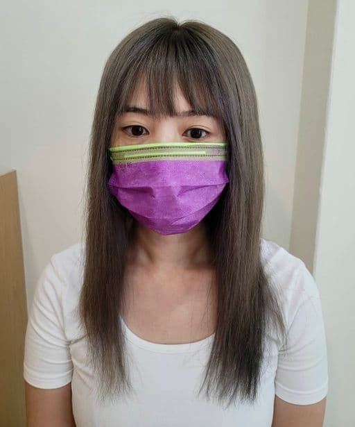 女生長髮、短瀏海、女生染髮