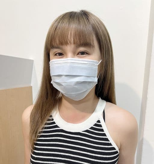 女生長髮、短瀏海、女生染髮