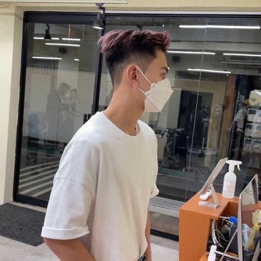 男生短髮、男生染髮、漂色