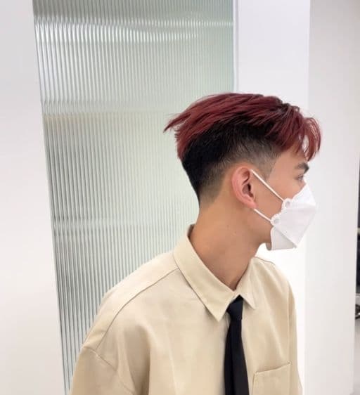 男生短髮、短瀏海、男生染髮