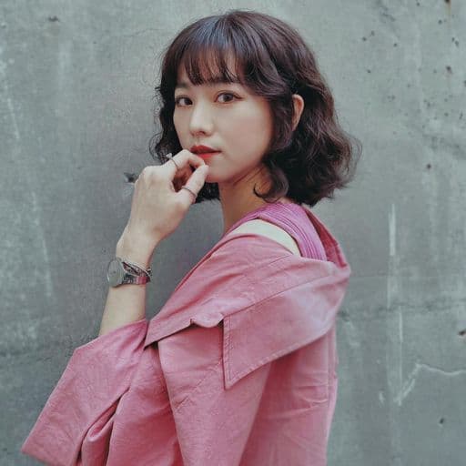 女生中長髮、女生燙髮、溫塑燙
