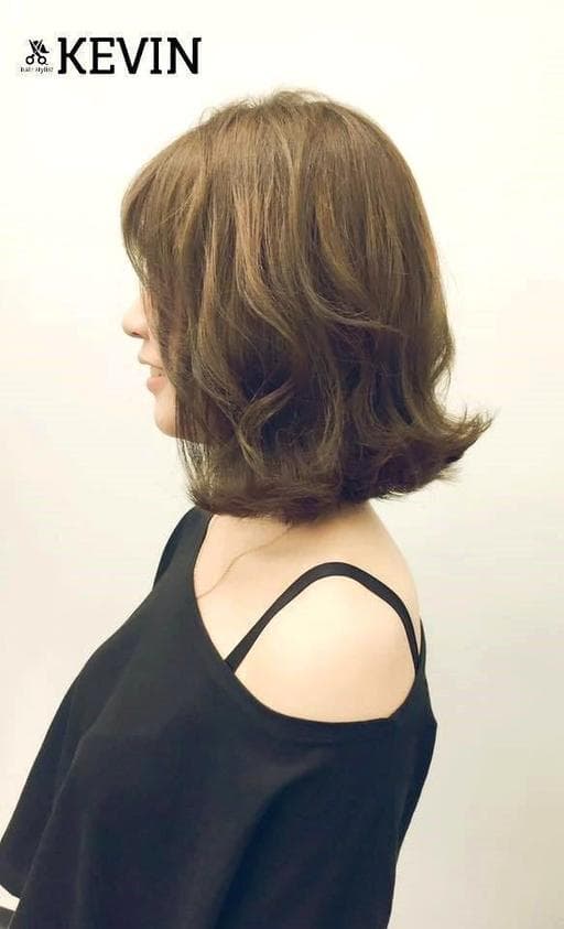 女生短髮、護髮染、電棒造型