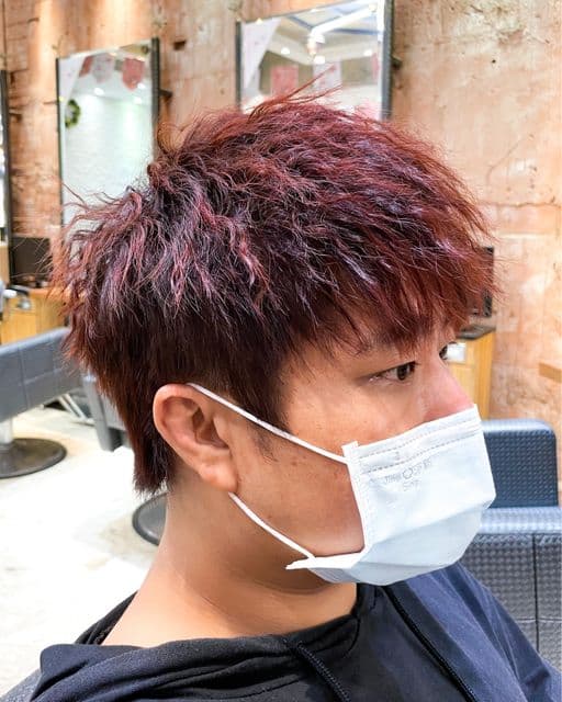 男生短髮、短瀏海、男生染髮