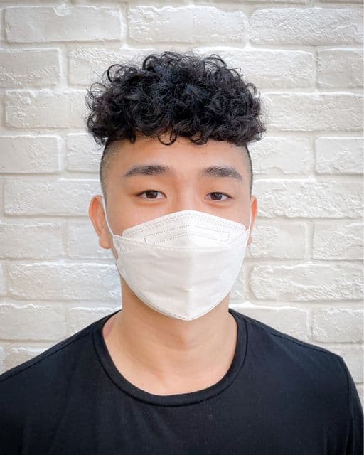 男生短髮、男生燙髮、冷燙