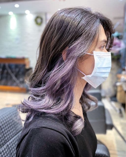 女生長髮、長瀏海、女生染髮