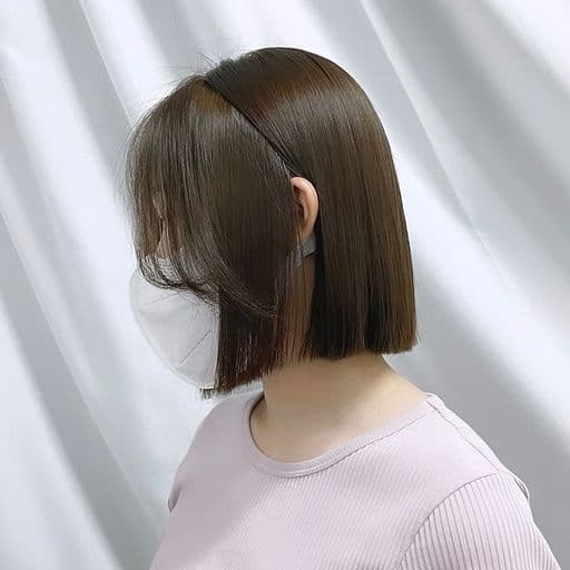 女生短髮、長瀏海、女生染髮