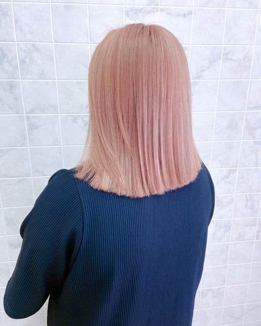 女生中長髮、長瀏海、女生染髮