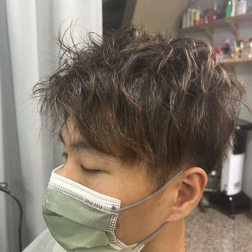 男生短髮、男生染髮、不用漂髮