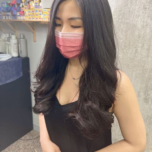 女生長髮、長瀏海、女生燙髮