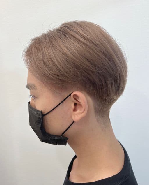 男生短髮、男生染髮、漂色