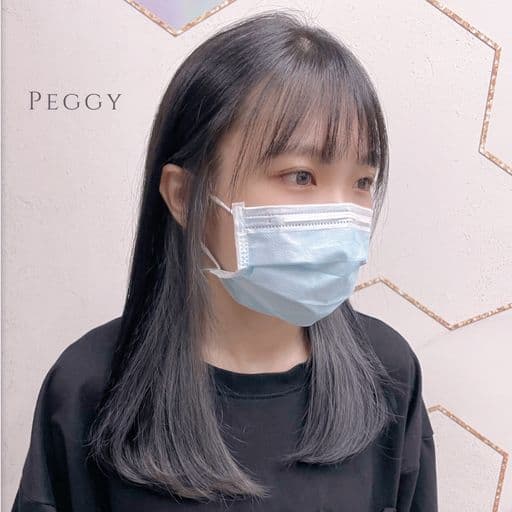 女生中長髮、女生染髮、漂色