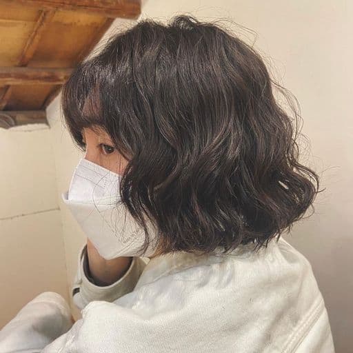女生短髮、短瀏海、女生燙髮
