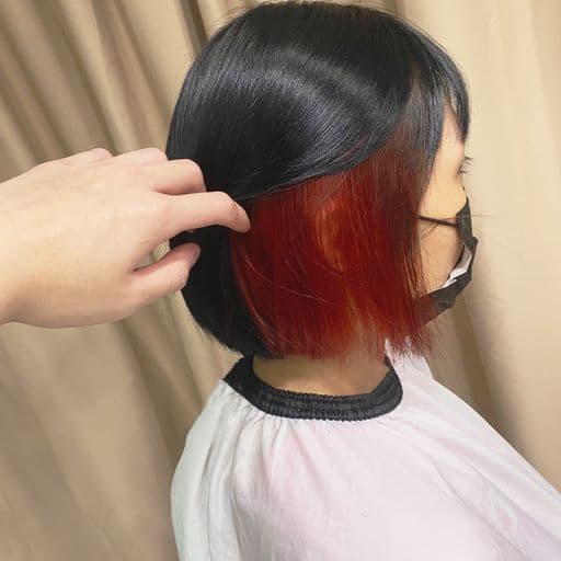 女生短髮、短瀏海、女生染髮