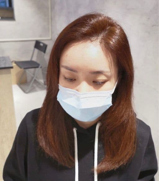 染髮、女生染髮、女生長髮
