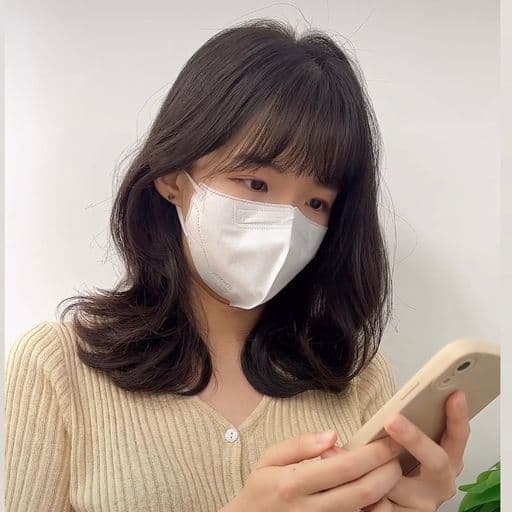 女生中長髮、女生燙髮、溫塑燙