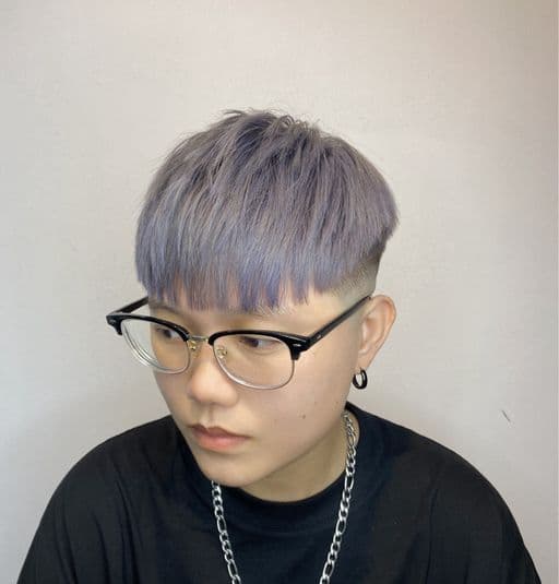 男生短髮、男生染髮、漂色