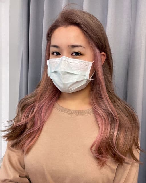 女生長髮、長瀏海、女生染髮