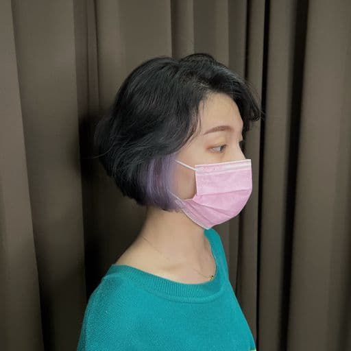 女生短髮、短瀏海、女生染髮