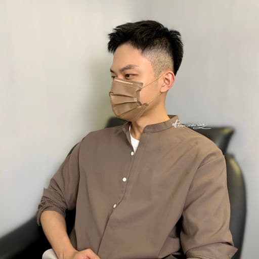 男生中長髮、男生韓系紋理燙、男士漸層推