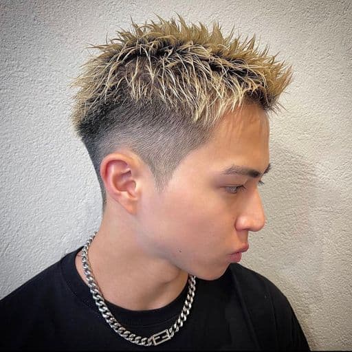 男生短髮、短瀏海、男生染髮