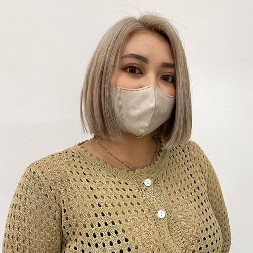 女生短髮、長瀏海、女生染髮