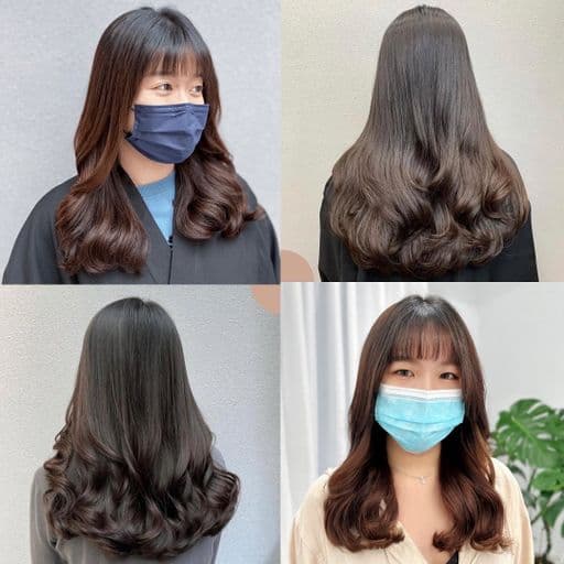 女生長髮、長瀏海、女生染髮