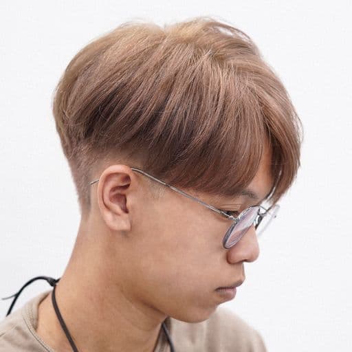 男生短髮、男生染髮、漂色