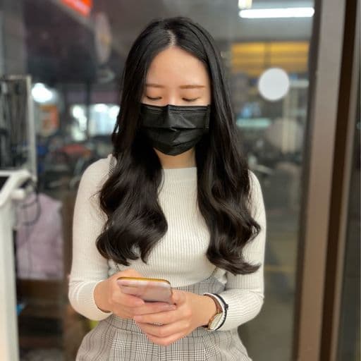 女生長髮、長瀏海、女生燙髮