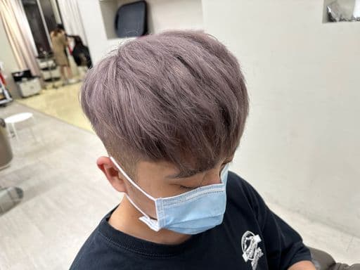 男生短髮、長瀏海、男生染髮