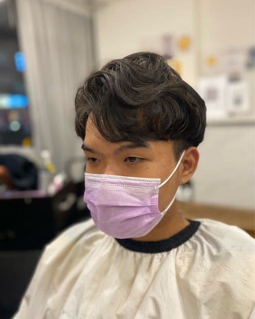 男生短髮、男生燙髮、冷燙