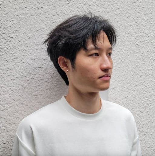 男士逗號瀏海、韓系、型男必備