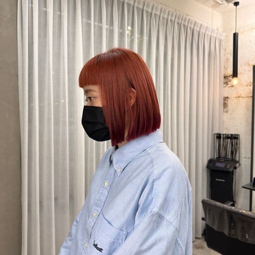女生短髮、齊切髮尾剪、縮毛矯正燙
