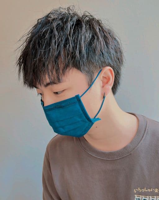 男生短髮、男生燙髮、冷燙