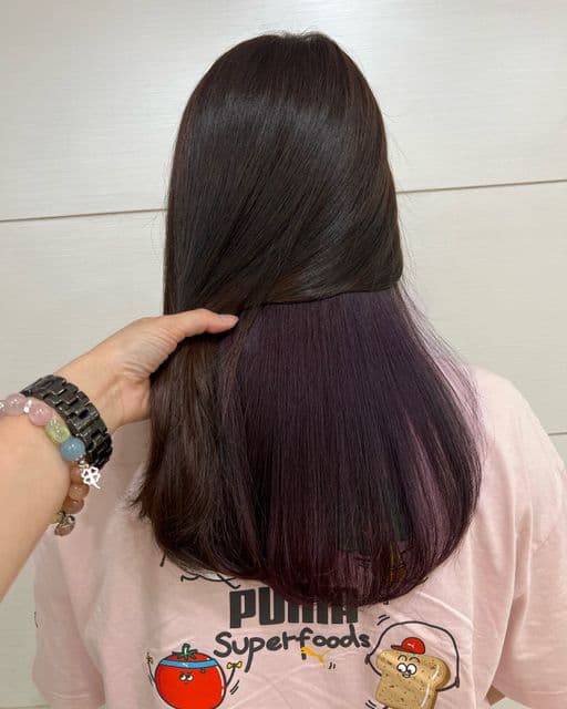 女生長髮、女生染髮、不用漂髮