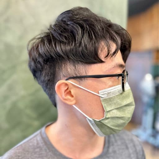 男生短髮、短瀏海、男生燙髮