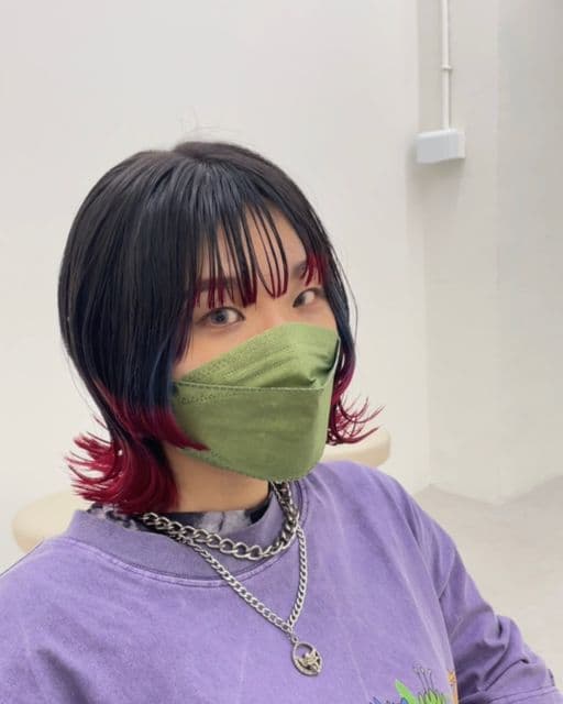 女生中長髮、女生染髮、漂色