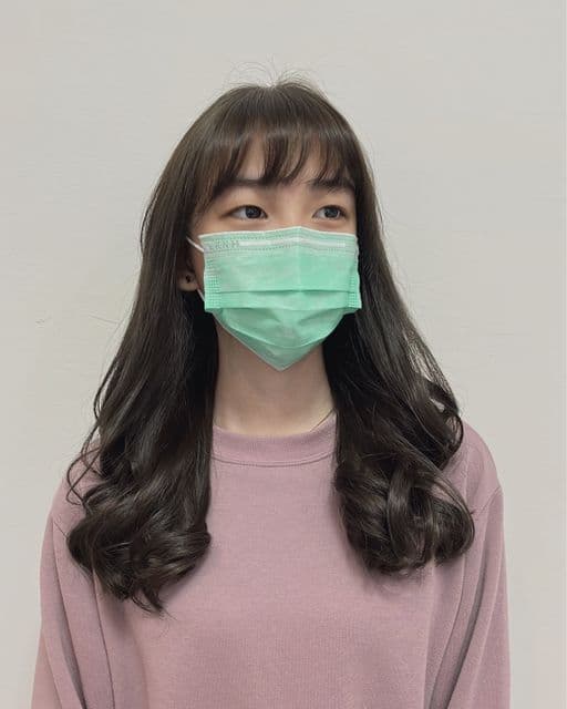 女生長髮、短瀏海、女生染髮