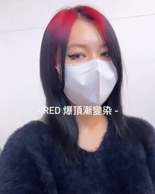 女生中長髮、女生染髮、漂色
