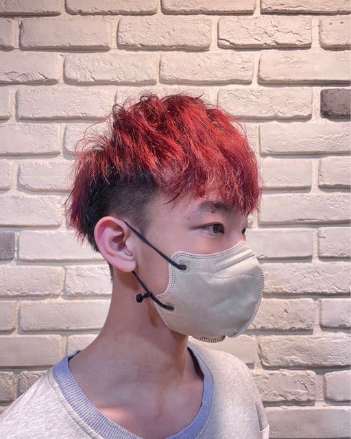 男生短髮、男生染髮、不用漂髮